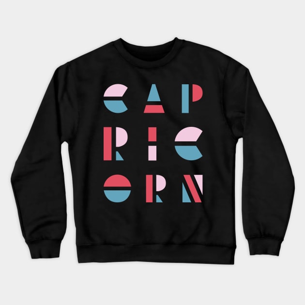 Capricorn Crewneck Sweatshirt by gnomeapple